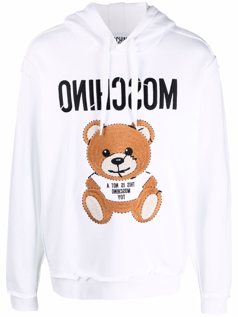 фото Moschino худи с вышивкой teddy bear