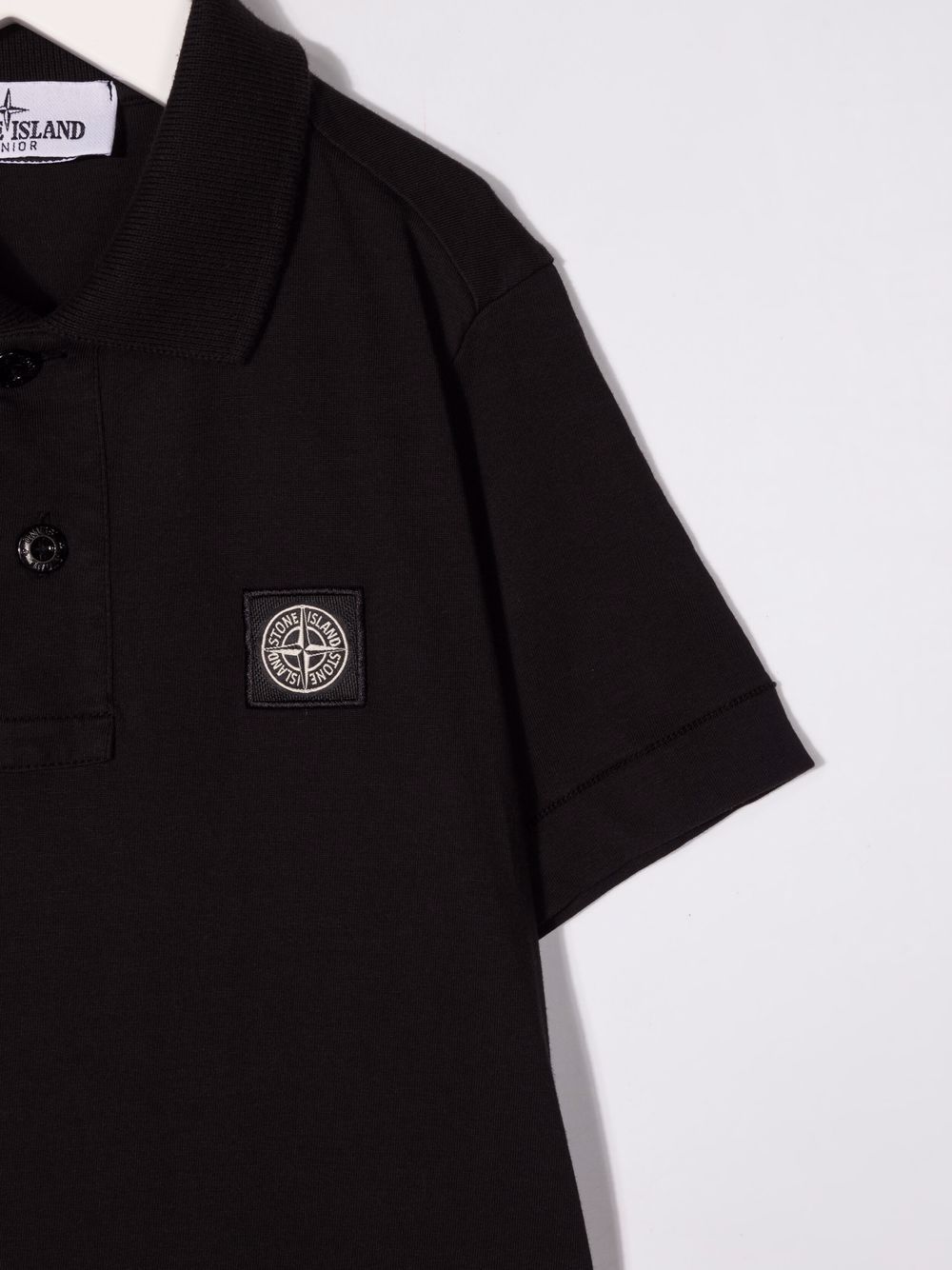 фото Stone island junior рубашка поло с нашивкой-логотипом