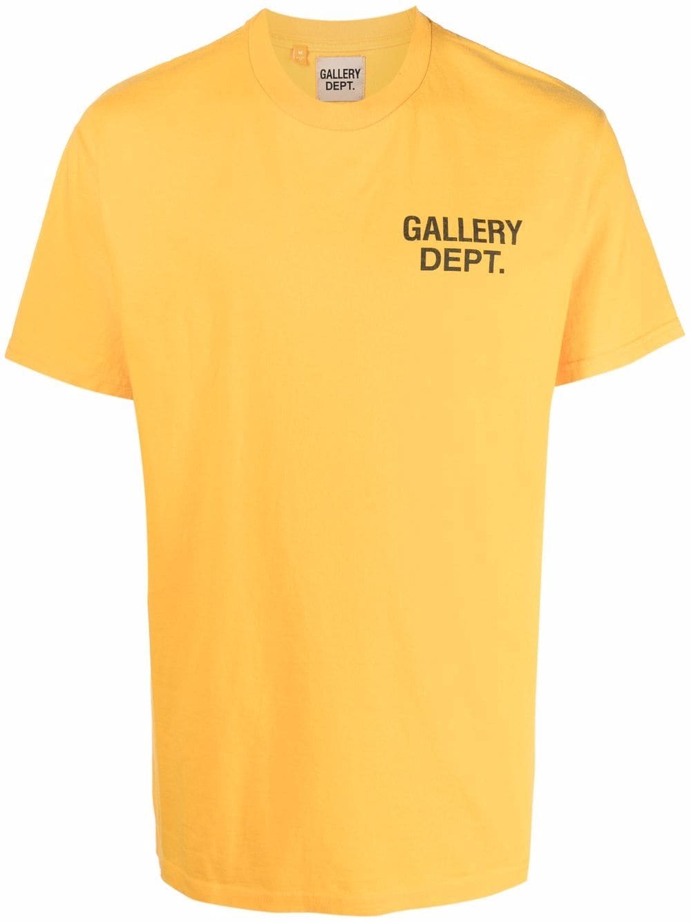 Gallery Dept. Logo Print T-shirt In 黄色
