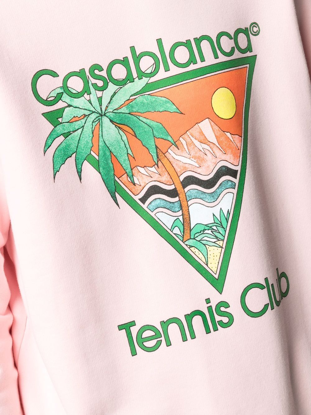 фото Casablanca толстовка с принтом tennis club