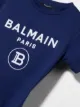 Balmain Kids flocked-logo cotton T-shirt