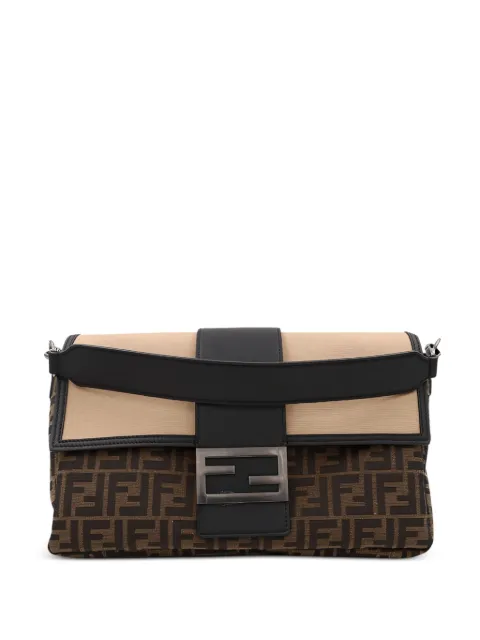 FENDI Baguette FF logo手提包