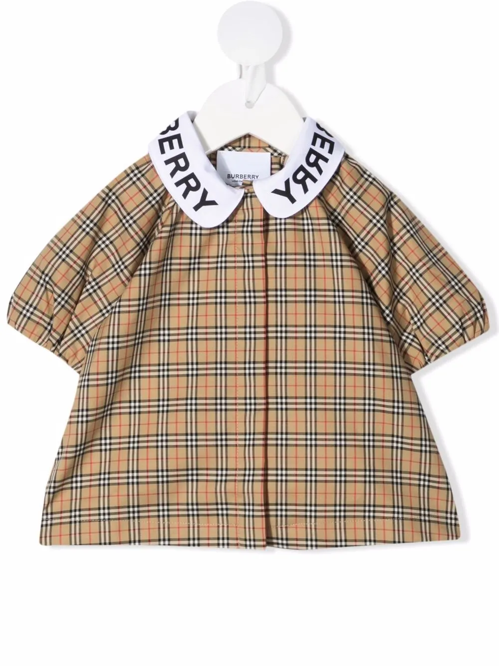 фото Burberry kids футболка в клетку vintage check