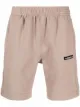 Image 1 of Styland logo-patch jogger shorts