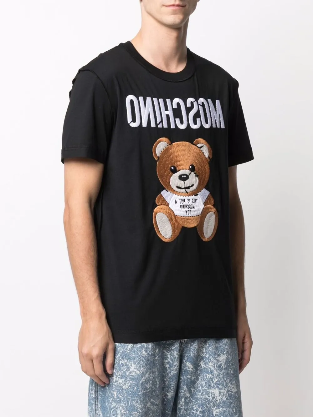 фото Moschino футболка с логотипом