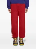 Gucci side-stripe track pants - Red