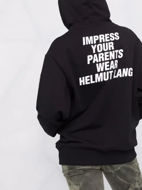 helmut lang white moletom com capuz