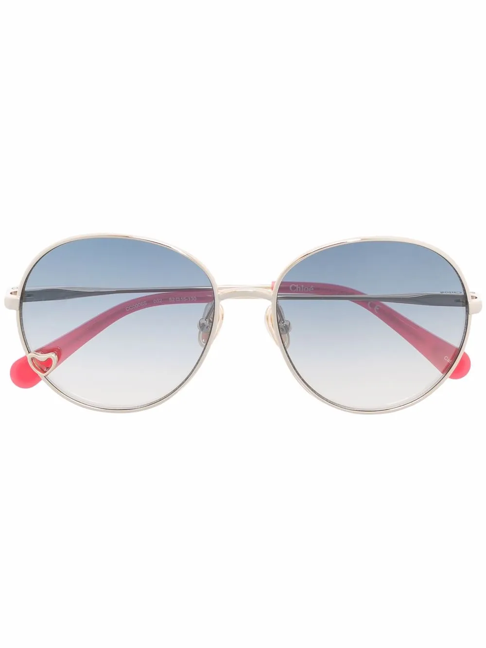 Chloé Kids солнцезащитные очки в круглой оправе