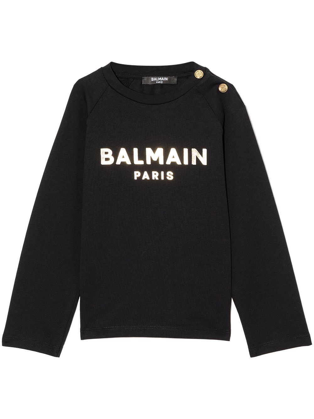 фото Balmain kids футболка с логотипом