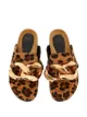 JW Anderson Chain Loafer leopard print mules