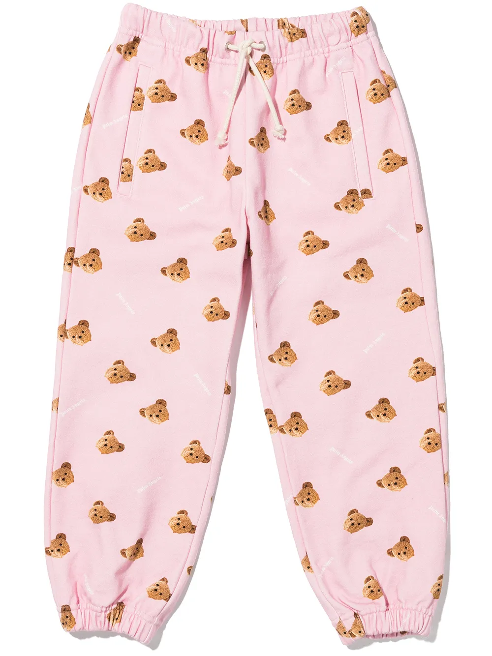 Click to view more detailed imagery on our partner's website Palm Angels Kids' Teddy-print Track Pants In Pink