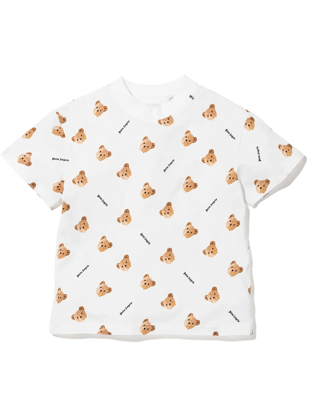 

Palm Angels Kids Bear logo-print T-shirt - White