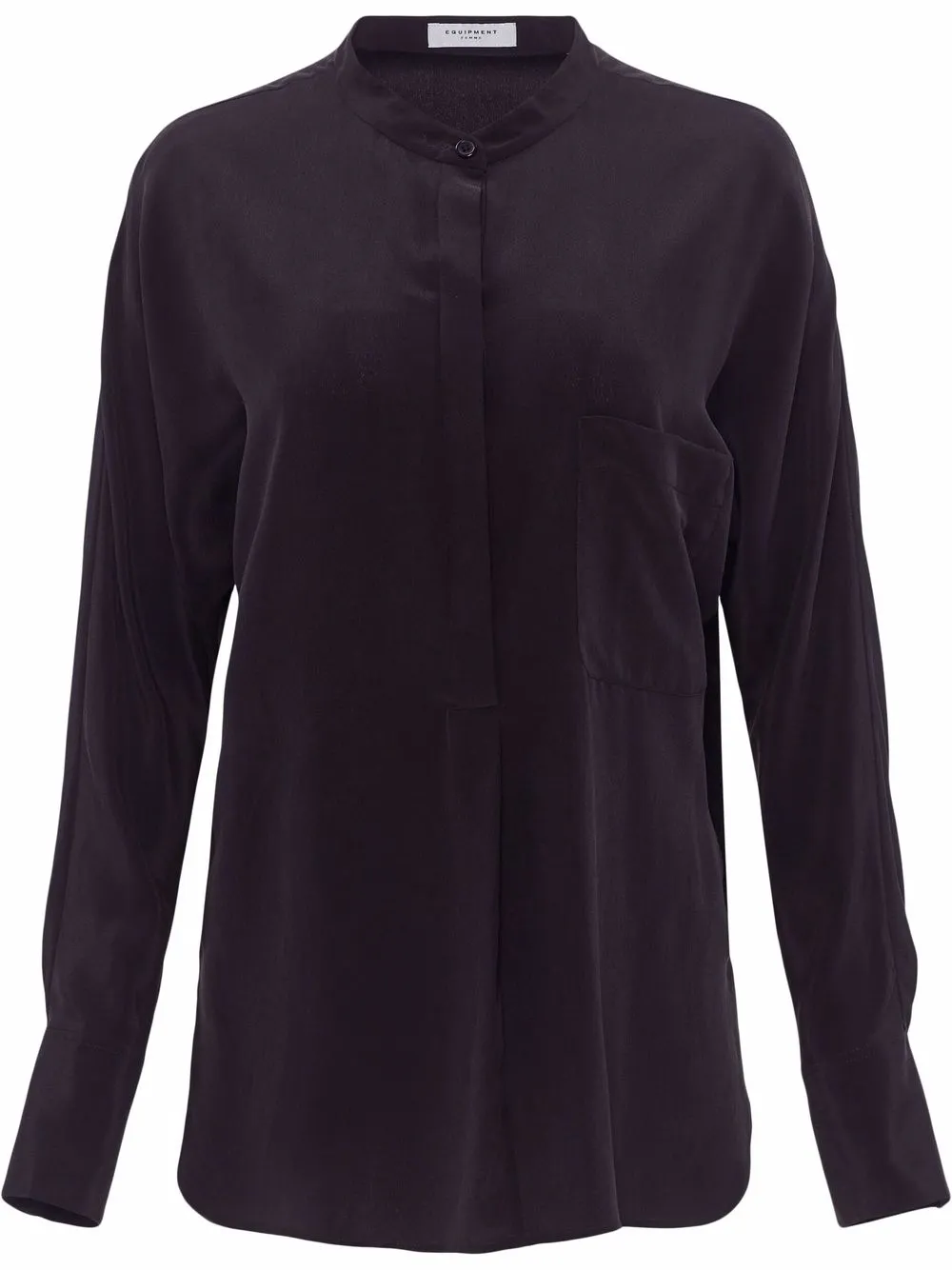 

Equipment Marche silk long-sleeve shirt - Black