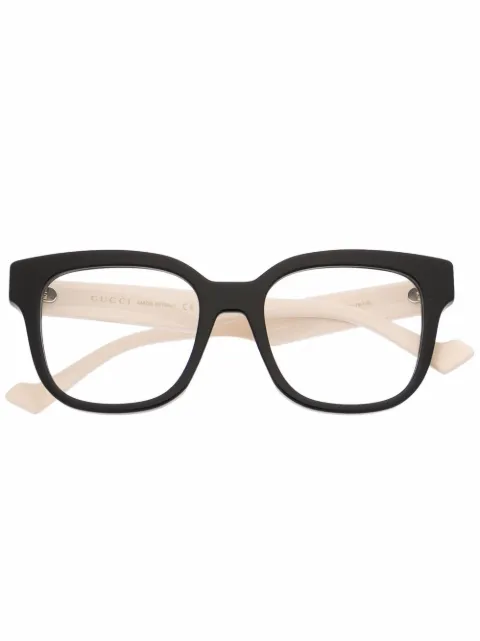 Gucci Eyewear Brille mit eckigem Gestell