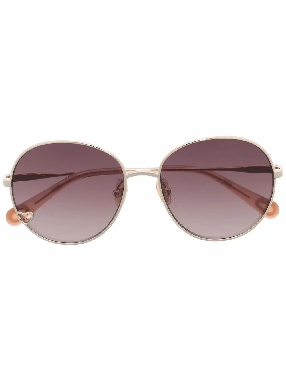 Chloé Kids солнцезащитные очки в круглой оправе
