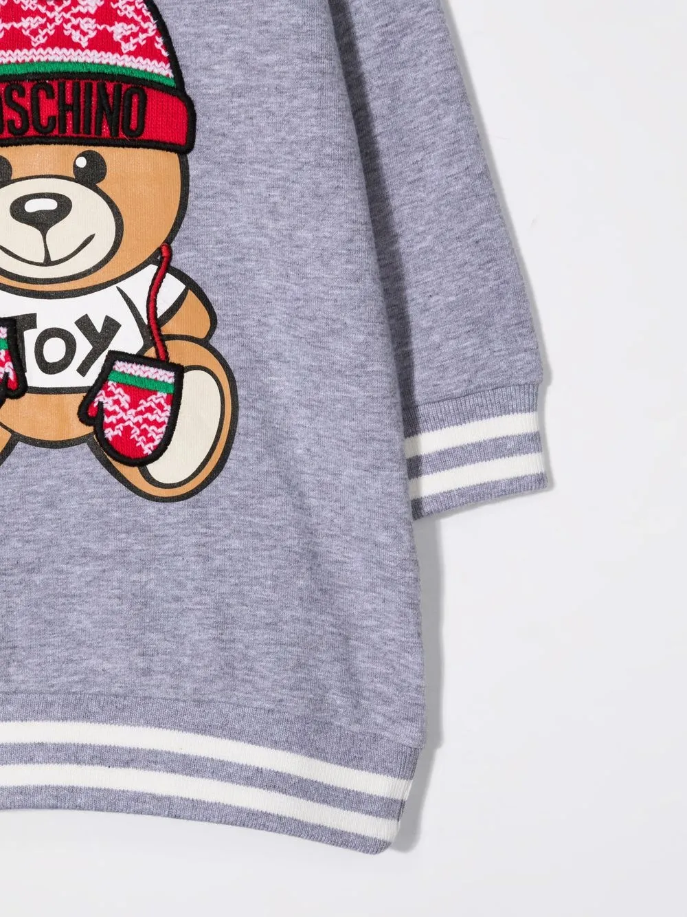 фото Moschino kids платье-толстовка teddy bear