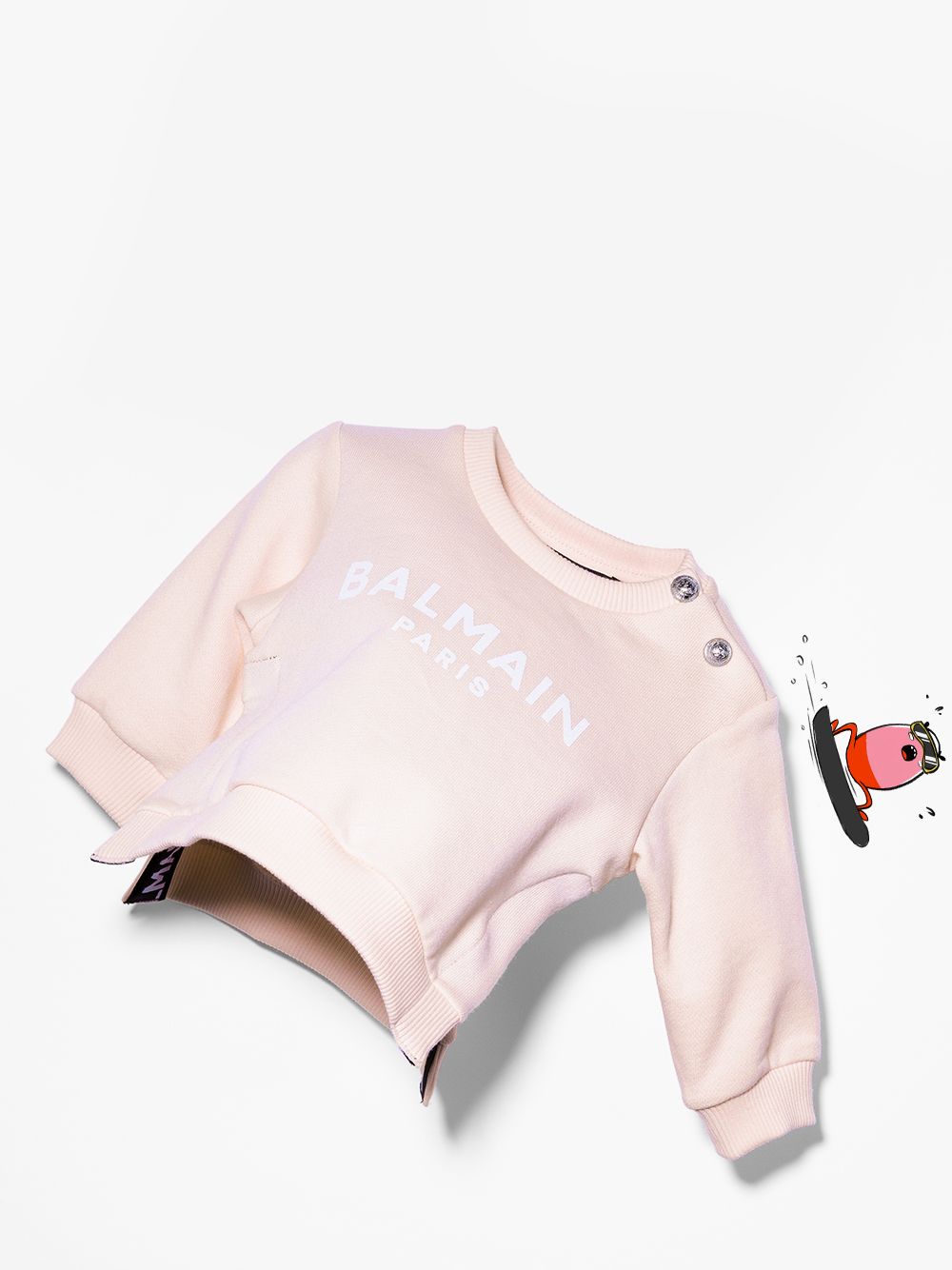 фото Balmain kids толстовка с логотипом