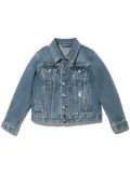 Off-White Kids Arrows buttoned denim jacket - Blue