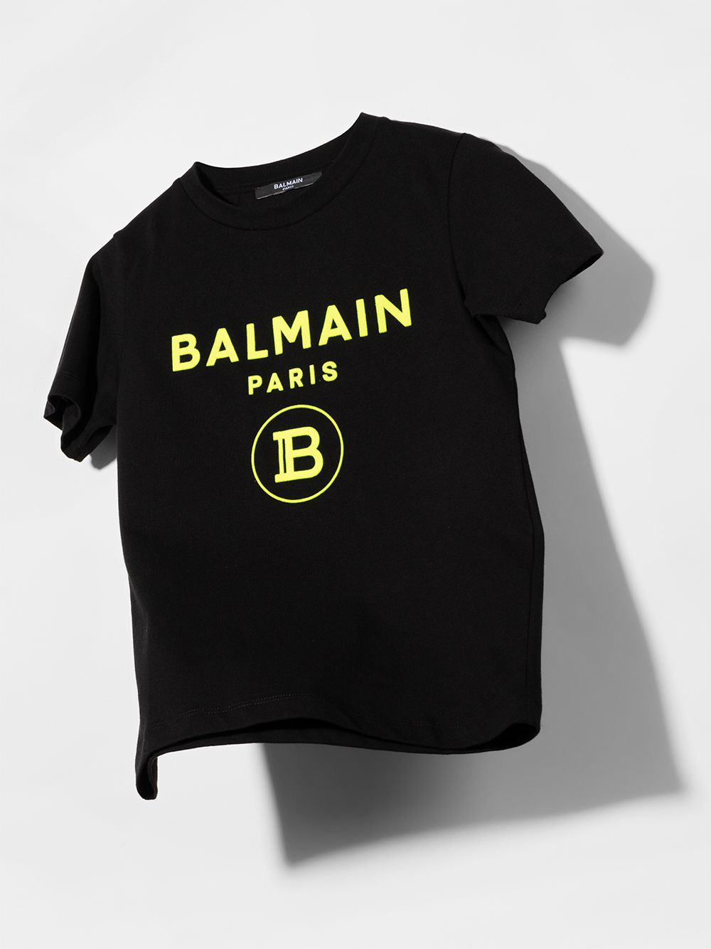 фото Balmain kids футболка с фактурным логотипом