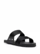 Image 2 of Dsquared2 logo plaque slide sandals