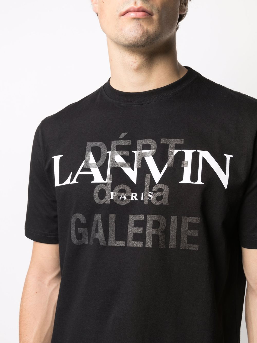 фото Lanvin футболка с логотипом из коллаборации с gallery dept.