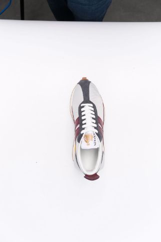 Bumper suede-trim sneakers展示图