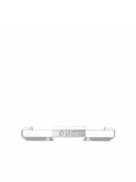 Gucci - 18kt white gold Link to Love mirrored ring