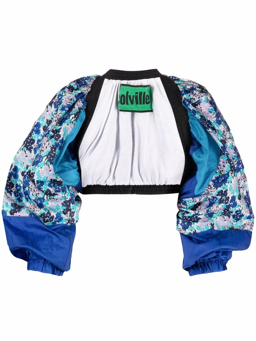 

colville chamarra corta con estampado floral - Azul