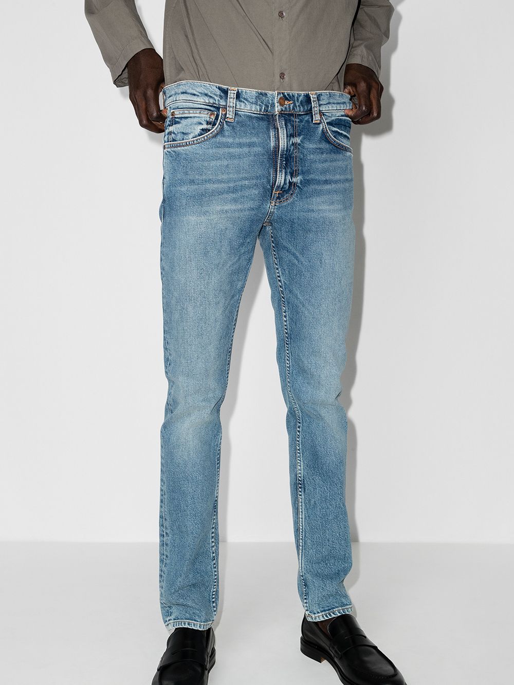 фото Nudie jeans джинсы lean dean