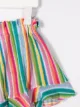 Mc2 Saint Barth Kids Ausgestellte Shorts mit Streifen