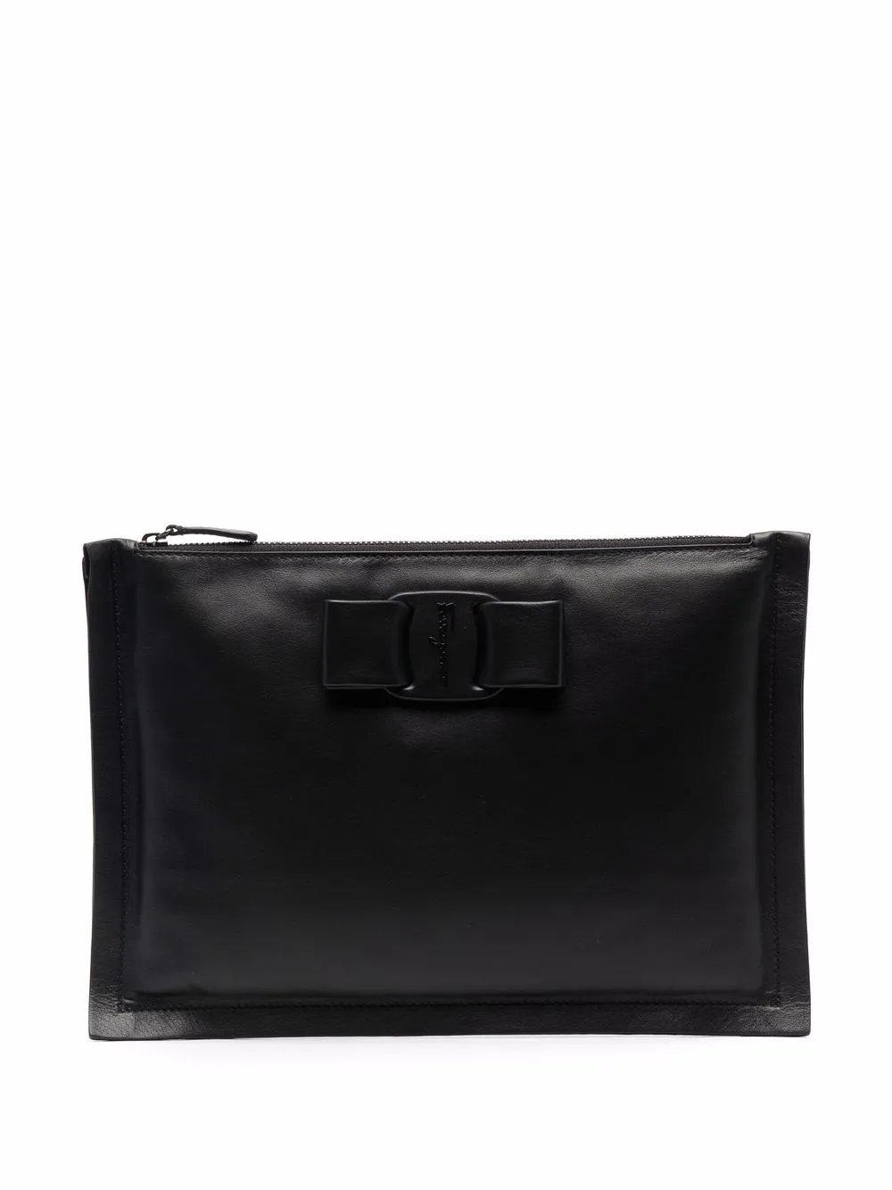 

Salvatore Ferragamo bolsa de mano con moño Vara - Negro