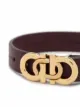 Salvatore Ferragamo Gancini plaque bracelet