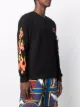 Alpha Industries flame-print sweatshirt