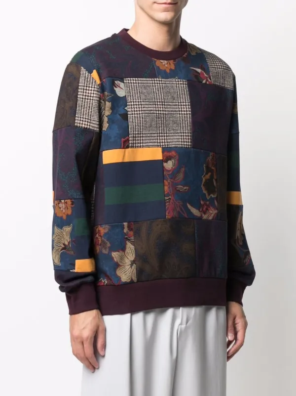 ETRO Patchwork Jersey Crewneck 