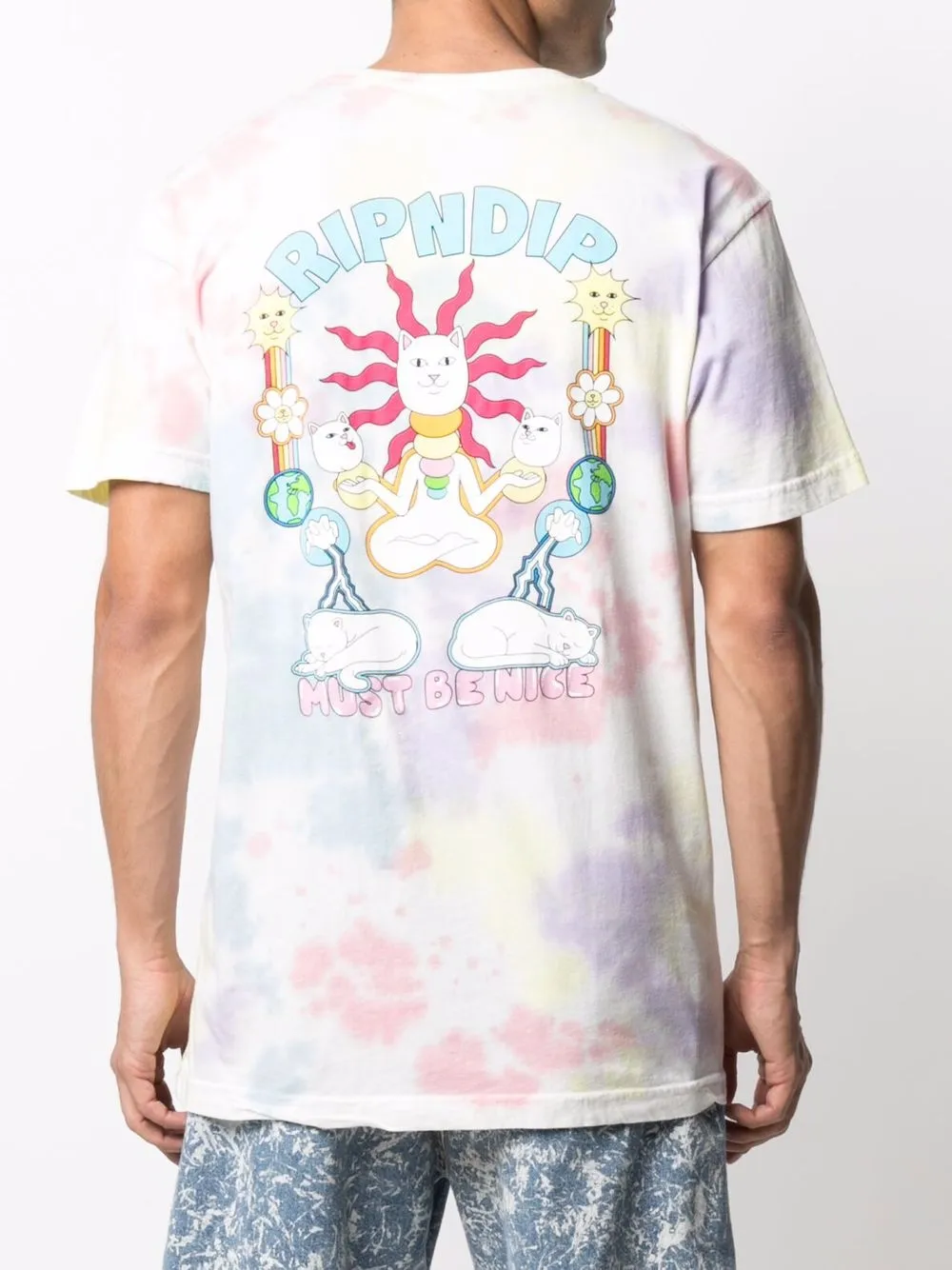 фото Ripndip футболка etheral с принтом тай-дай