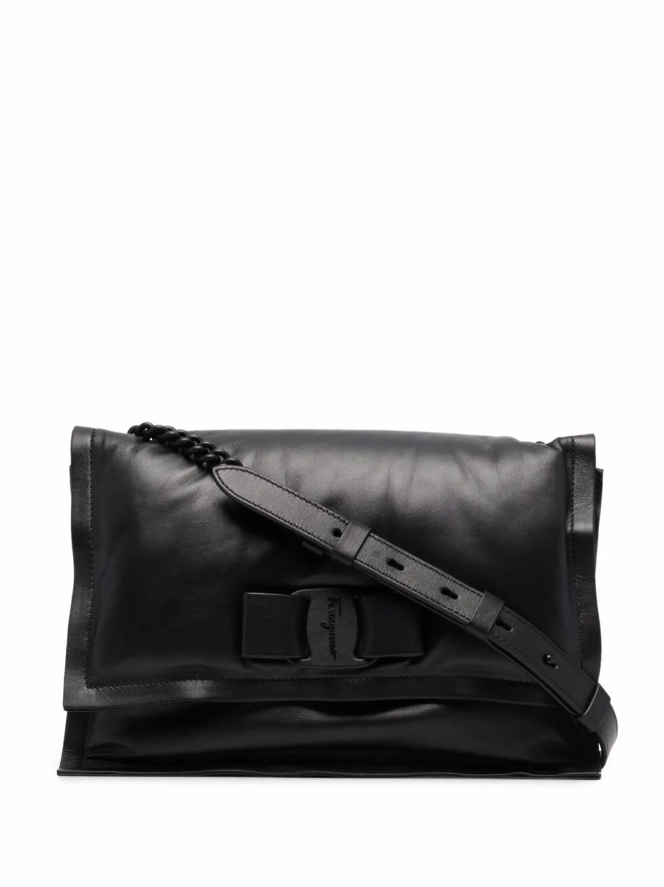 Ferragamo Viva Bow shoulder bag black MODES