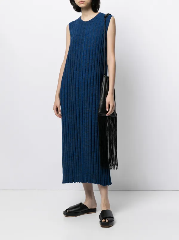 Shop Joseph pleated knit dress with