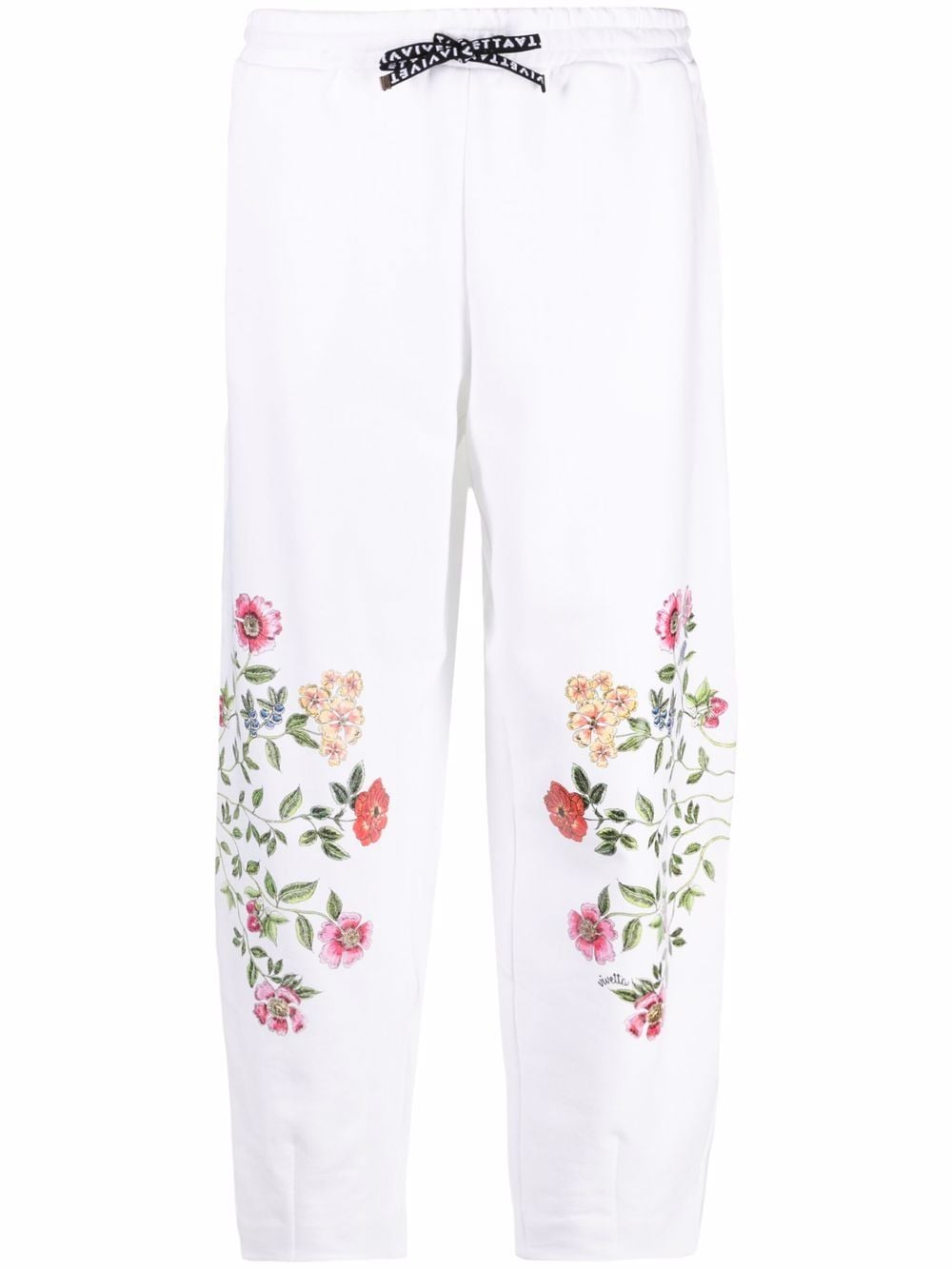 фото Vivetta брюки с кулиской и цветочным принтом