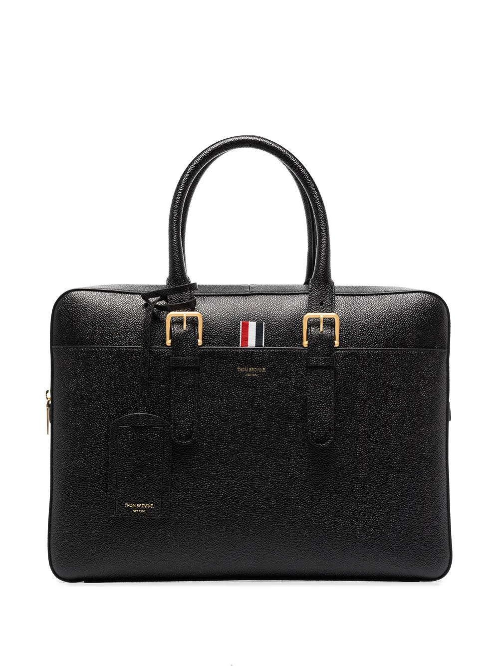 Image 1 of Thom Browne grained leather briefcase