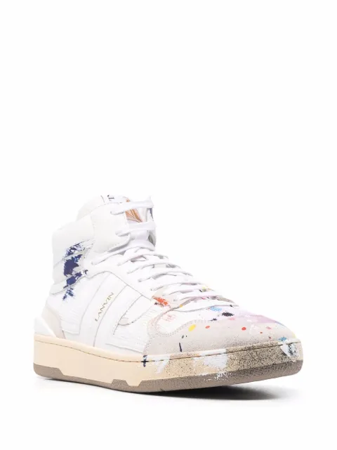 lanvin sneakers paint