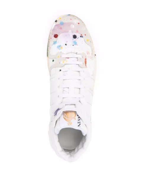 lanvin sneakers paint