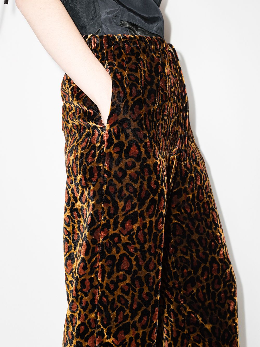 фото Laquan smith брюки с леопардовым принтом