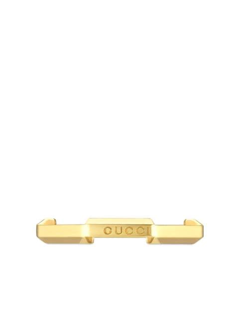 Gucci - 18kt yellow gold Link to Love mirrored ring