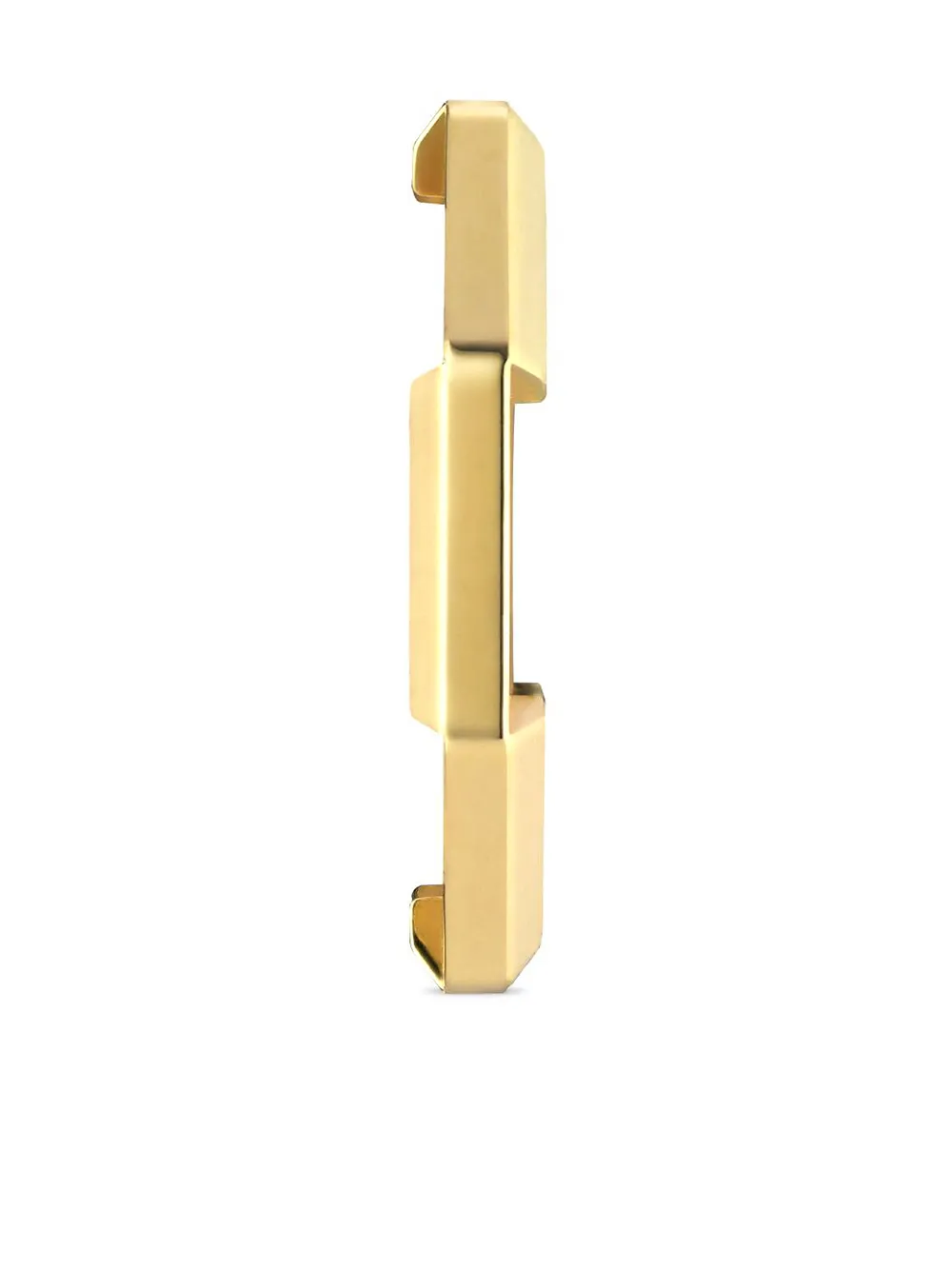 Shop Gucci 18kt Yellow Gold Link To Love Mirrored Ring