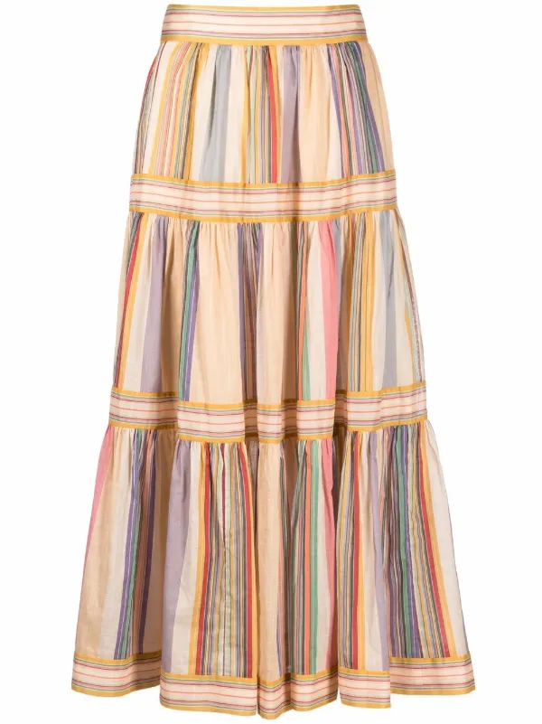 zimmermann striped skirt