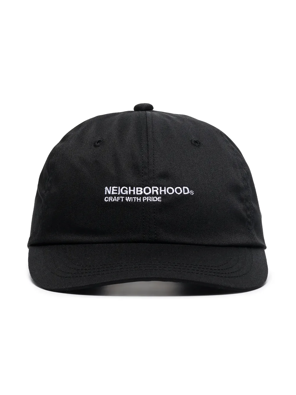 Neighborhood NBHD CLASSIC COTTON LOGO CAP BLACK