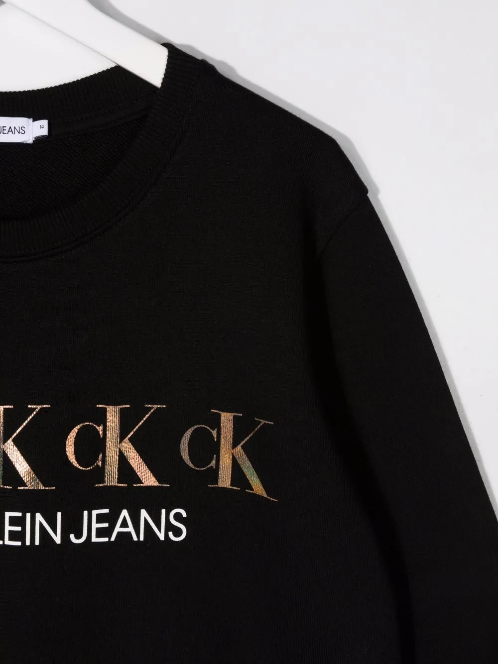 фото Calvin klein kids толстовка из органического хлопка с логотипом