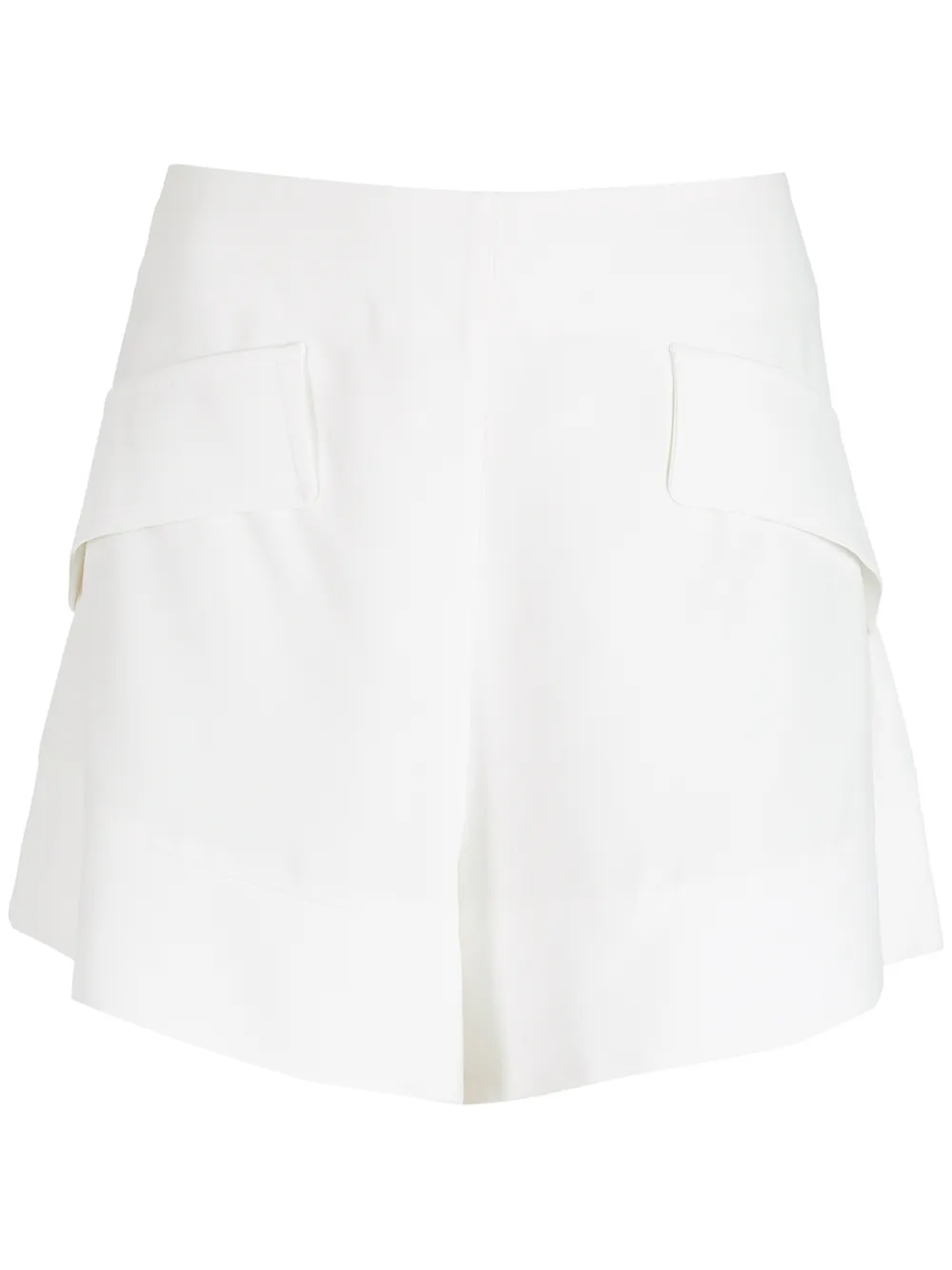 

Martha Medeiros Laís crepe shorts - White