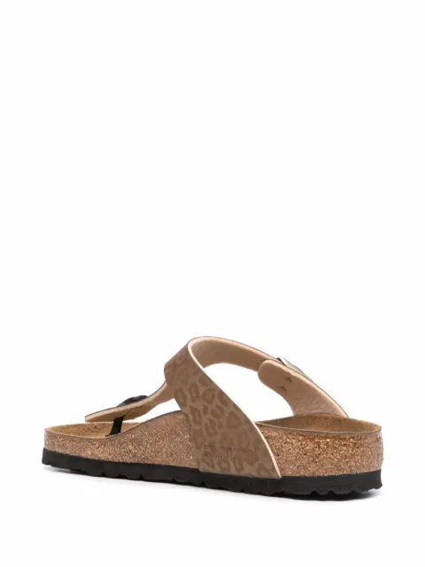 leopard print birkenstocks