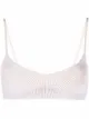 Image 1 of ANINE BING ribbed-knit soft-cup bra
